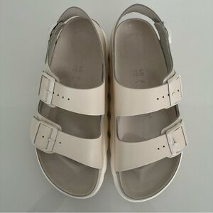 Birkenstock Papillio Milano Chunky Eggshell 40 NWOB